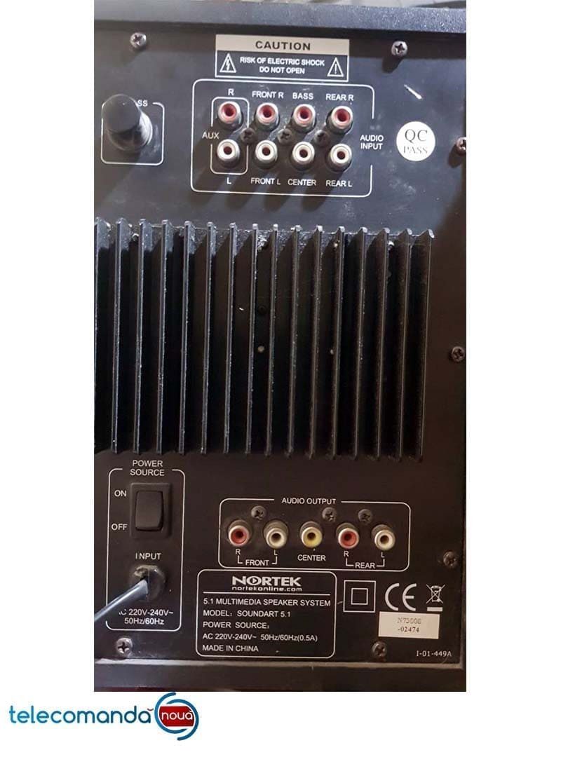 Telecomanda inlocuitoare NORTEK SOUNDART 5.1 - imagine 3