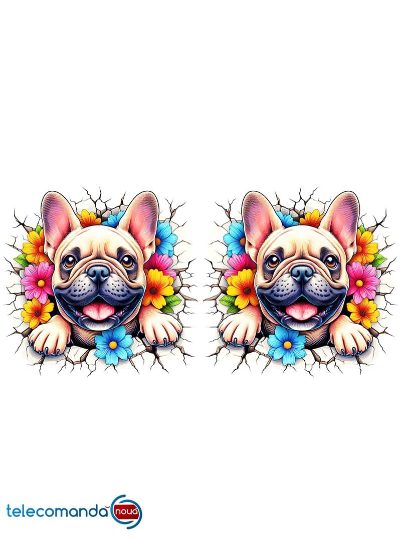 Cană albă personalizată cu Bulldog Frances - imagine 2